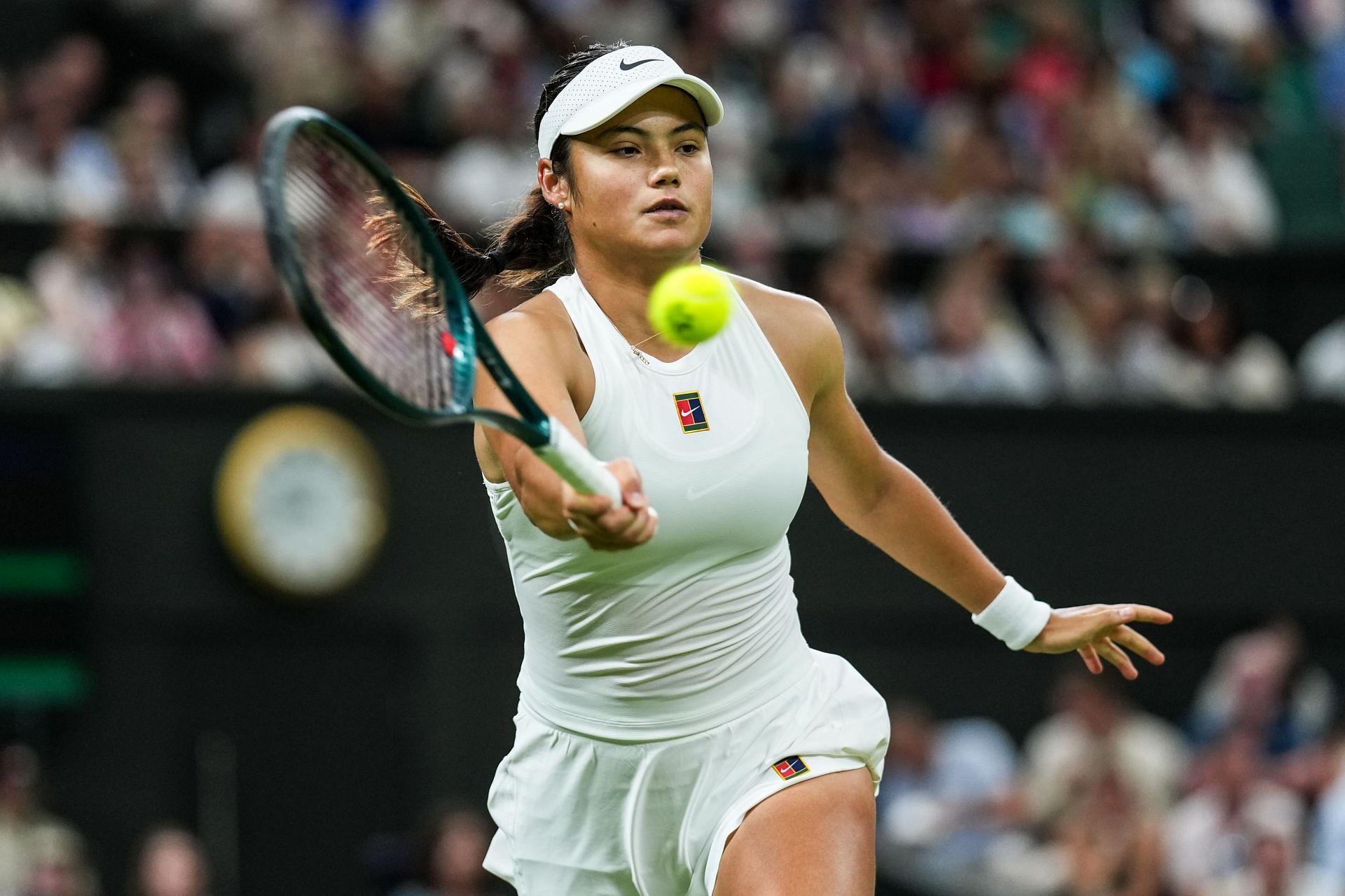 Emma Raducanu at Wimbledon 2025. (Photo: Getty)